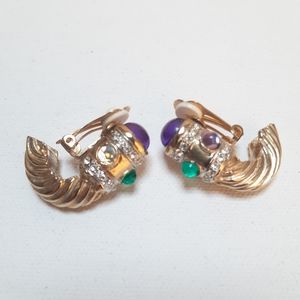 Vintage 1990's David Yerman style clip Earrings
